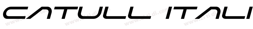 Catull Italic字体转换